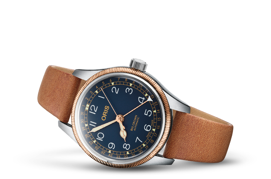 Big crown pointer date bronze sale