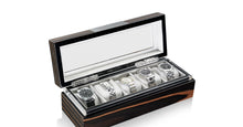 Load image into Gallery viewer, Executive 5 Watches Macassar & Gray Box
