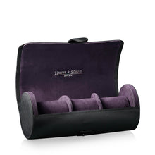 Load image into Gallery viewer, Rondo 3 Watch Roll Black & Purple