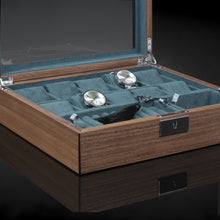 Load image into Gallery viewer, Borneaux 10+ Watches Walnut Box