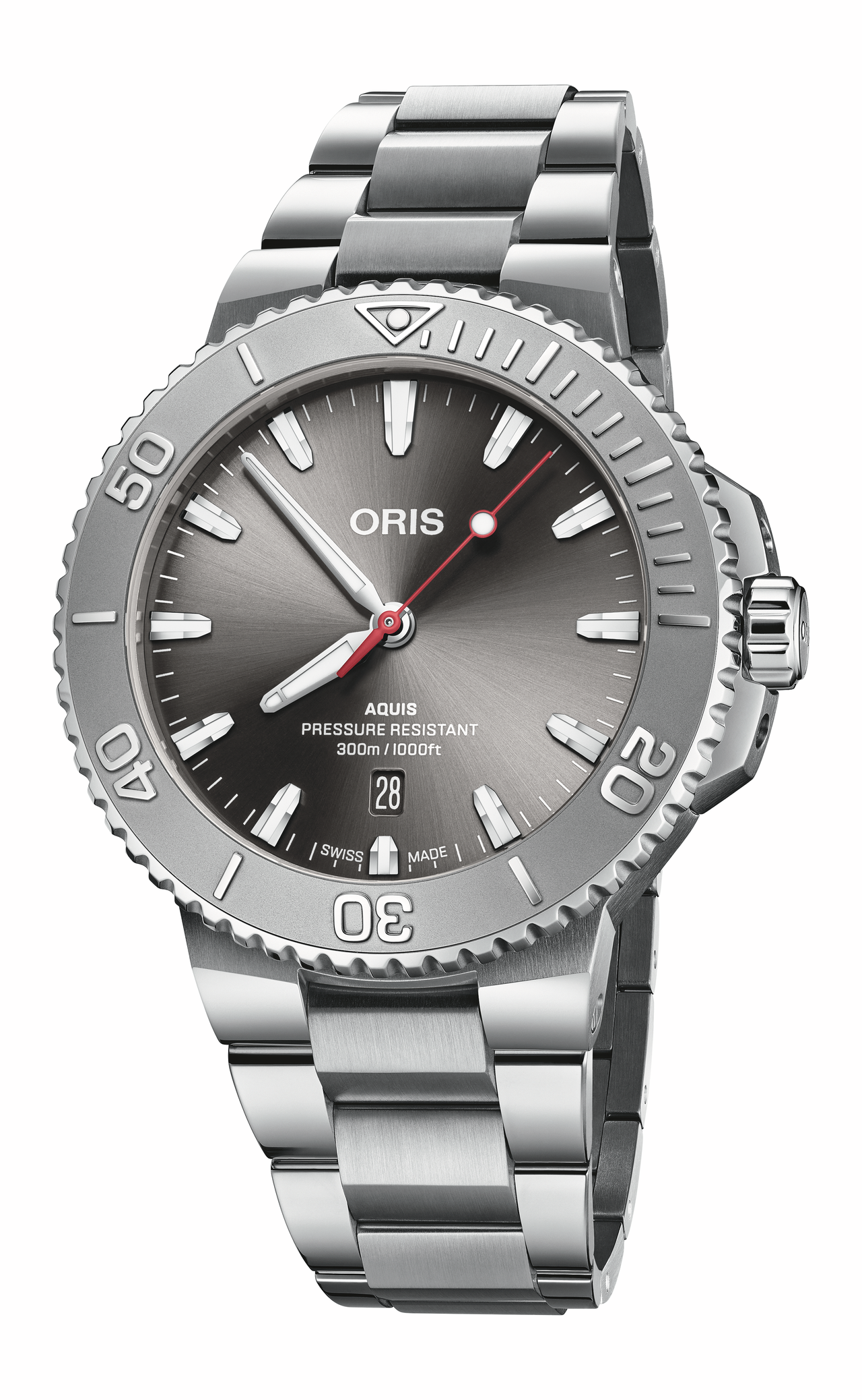 AQUIS DATE RELIEF 43.50 mm 01 733 7789 4153-07 8 23 04PEB