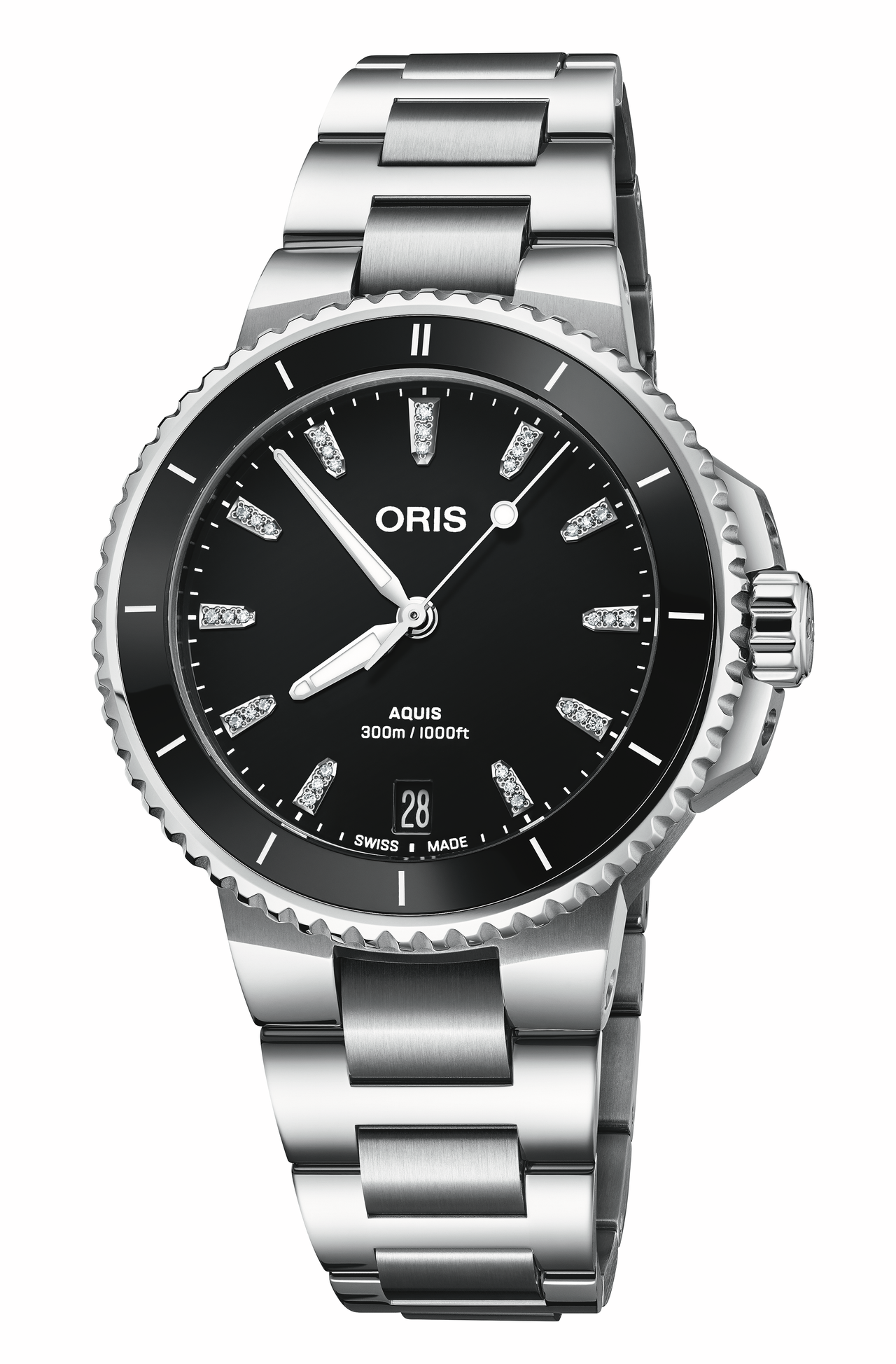 AQUIS DATE DIAMONDS 36.50 mm 01 733 7792 4194-07 8 19 05P