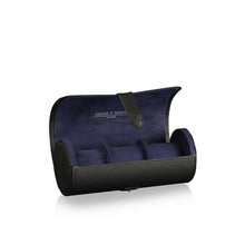 Load image into Gallery viewer, Rondo 3 Watch Roll Black &amp; Blue
