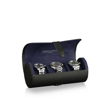 Load image into Gallery viewer, Rondo 3 Watch Roll Black &amp; Blue
