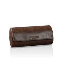 Charger l'image dans la galerie, Vintage 3 Watch Roll Brown
