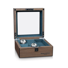 Load image into Gallery viewer, Borneaux 4+ Watches Walnut Box
