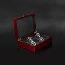 Load image into Gallery viewer, Bregano 8 Watches Cherry Box
