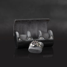 Load image into Gallery viewer, Vintage 3 Watch Roll Black
