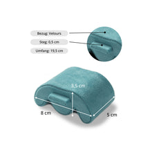 Charger l'image dans la galerie, Charles Single Watch Roll Black &amp; Turquoise
