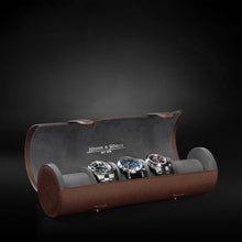 Load image into Gallery viewer, Rondo 5 Watch Roll Brown
