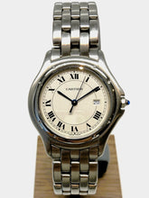 Load image into Gallery viewer, Cartier COUGAR LM STEEL QTZ STEEL BRAC. ref: 987904
