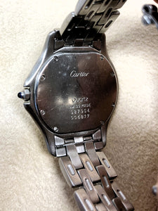 Cartier COUGAR LM STEEL QTZ STEEL BRAC. ref: 987904