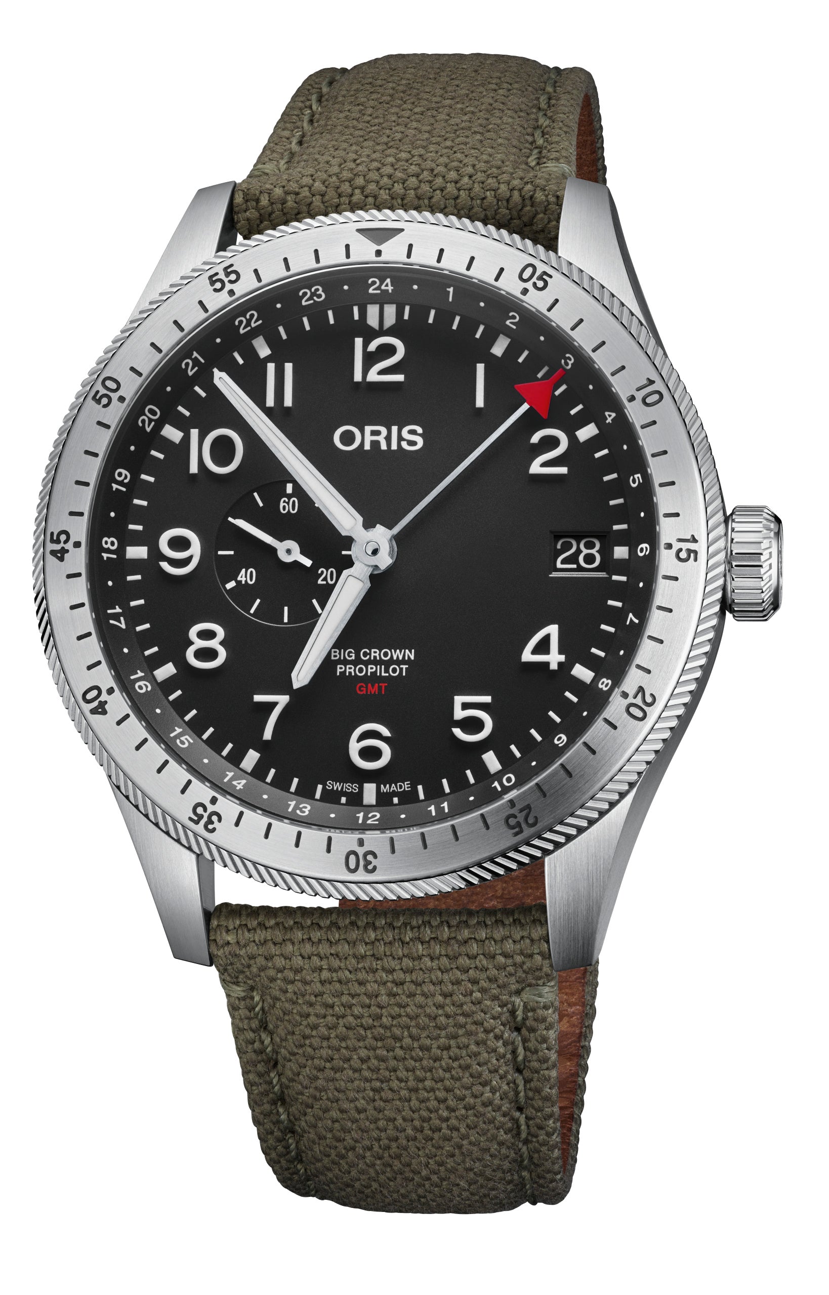 ORIS BIG CROWN PROPILOT TIMER GMT / 01 748 7756 4064-07 3 22 02LC