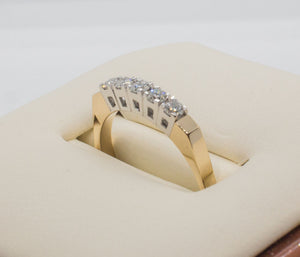 14K 2 TONE ANNIVERSARY Ring