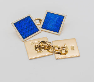 Boutons de manchette GUILLOCHE 18K