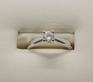 PLAT SOLITAIRE Ring