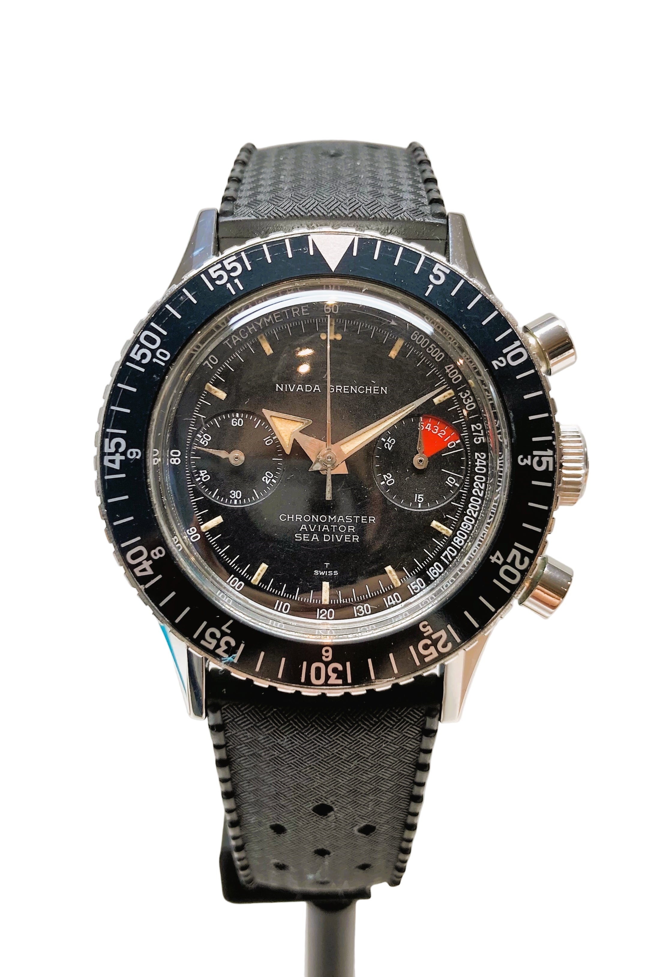 Nivada Grenchen Chronomaster Aviator Sea Diver ref: 9989 8222